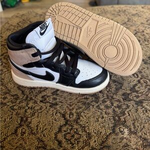 Nike Black and White High-Top Sneakers